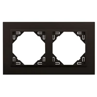 EFAPEL 90920_TRR ANIMATO Kettes keret, fekete