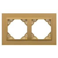 EFAPEL 90920_TUU ANIMATO Kettes keret, arany/arany