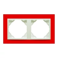 EFAPEL 90920_TVG ANIMATO Kettes keret, piros