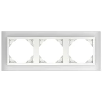 EFAPEL 90930_TCG Crystal Hármas keret, kristály/jég