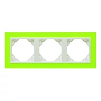EFAPEL 90930_TDG ANIMATO Hármas keret, zöld