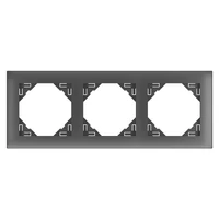 EFAPEL 90930_TIS AQUARELLA Hármas keret, szürke