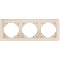 EFAPEL 90930_TPE AQUARELLA Hármas keret, gyöngyház