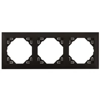 EFAPEL 90930_TPM AQUARELLA Hármas keret, fekete