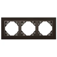 EFAPEL 90930_TPS ANIMATO Hármas keret, fekete-szürke