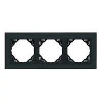 EFAPEL 90930_TSS ANIMATO Hármas keret, szürke