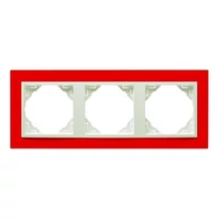 EFAPEL 90930_TVG ANIMATO Hármas keret, piros