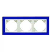 EFAPEL 90930_TZG ANIMATO Hármas keret, kék