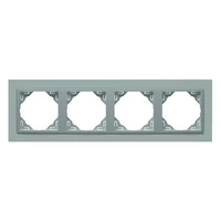 EFAPEL 90940_TAA ANIMATO Négyes keret, alumínium