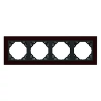 EFAPEL 90940_TBS ANIMATO Négyes keret, sötétlila