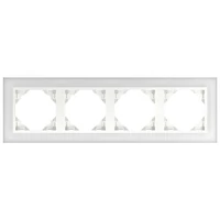 EFAPEL 90940_TCG Crystal Négyes keret, kristály/jég