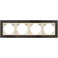 EFAPEL 90940_TGP PETRA Négyes keret, gránit/gyöngyház