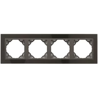 EFAPEL 90940_TGS PETRA Négyes keret, gránit/szürke