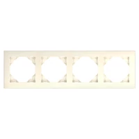 EFAPEL 90940_TMF BASE Négyes keret, elefántcsont