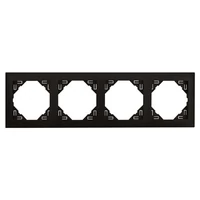 EFAPEL 90940_TPM AQUARELLA Négyes keret, fekete