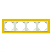 EFAPEL 90940_TRG ANIMATO Négyes keret, sárga