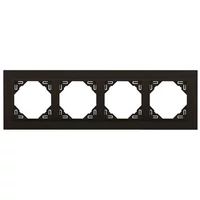 EFAPEL 90940_TRR ANIMATO Négyes keret, fekete