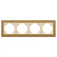 EFAPEL 90940_TUG ANIMATO Négyes keret, arany/jég