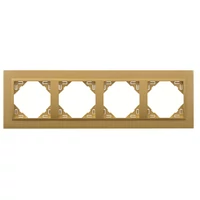 EFAPEL 90940_TUU ANIMATO Négyes keret, arany/arany