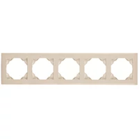 EFAPEL 90950_TMF BASE Ötös keret, elefántcsont