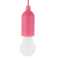 ELMARK 100175/P ELEMES IZZÓ ALAKÚ HÚZÓKAPCSOLÓS LED LÁMPA PINK
