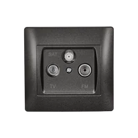 ELMARK 11685 RÍM TV+FM+SAT ALJZAT GRAFIT METÁL