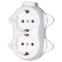 ELMARK 190202 ANTIK KETTŐS NÉMET TÍPUSÚ 16A 250V FEHÉR