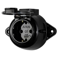 ELMARK 190207 ANTIK NÉMET FEDÉLTEL RENDELHETŐ ALJZAT 16A 250V IP44 BL