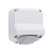 ELMARK 190215 NÉMET TÍPUSÚ ALJZAT 16A 250V FEHÉR, IP44