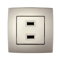 ELMARK 190752 CITY 2xUSB ALJZAT PEZSGŐ METÁL