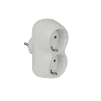 ELMARK 192213 ADAPTER DUPLA FEHÉR