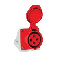 ELMARK 37124FALI IPARI DUGALJ HT-124 32A IP44 3P+E 400VHT|rögzített