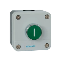 ELMARK  401102TOKOZOTT NYOMÓGOMB B102 1NO IP44 ZÖLDEL1-B