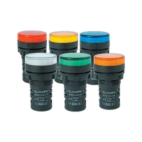 ELMARK  401224 LED JELZŐLÁMPA AD56D-22-A-24 BOROSTYÁN 22mm 24V AC/DC