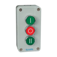 ELMARK  401349 TOKOZOTT NYOMÓGOMB BP339 1NO;1NC;1NO IP65 1 ZÖLD, PIROS, 1 ZÖLD EL1-B