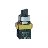 ELMARK  401421 BEÉPÍTHETŐ NYOMÓGOMB BD 21 1NO 2 POZÍCIÓS FEKETE EL2-BD