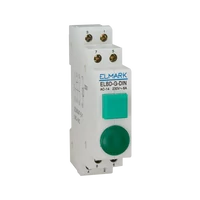 ELMARK 401518ELBD-Y-DIN JELZŐFÉNYES NYOMÓGOMB 2NO+1NC SÁRGA 230ELBD