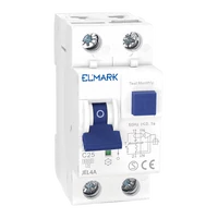 ELMARK  40211A Áram-védőkapcsoló 2 pólusú JEL4A 6kA 2P 10A/30mA RCBOJEL4A