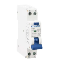 ELMARK  40504A Áram-védőkapcsoló 2 pólusú JEL9A 6kA 2P 25A/30mA RCBOJEL9A