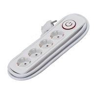 ELMARK 47432 NÉGYES ELOSZTÓ 2M H05VV-F 3G1,5MM²+Kapcsoló