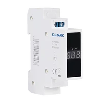 ELMARK  50143 MODULÁRIS FESZÜLTSÉGMÉRŐ 1P 80-500VAC PIROSVoltmeter