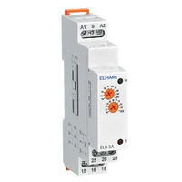 ELMARK  50153 ELR-3A relé 12-240V AC/DC 0.1S-10 nap 2C-bekapcsolás-késleltetés