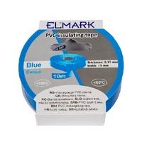 ELMARK  51013 SZIGETELŐ SZALAG 10mx19mm KÉK