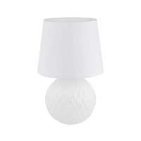 ELMARK  5593TK LIGHTING asztali lámpa SANTANA 5593 1XE27 fehérSANTANA