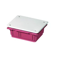 EC 350C3  süllyesztett kötődoboz, fedéllel, IP40 120x100x70mm