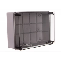R 420C8 Kötődoboz átlátszó fedéllel IP56 300x220x120mm, UV álló