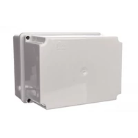 Kötődoboz magasított fedéllel IP56 190x140x140mm, UV álló EC430C6