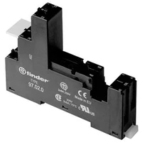 FINDER 97020 Foglalat (fekete)