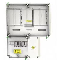 CSATÁRI PLAST PVT 6075 Á-V Fm-Sz FF egy felhasználási helyes M63.80A és V32A mérés szabadvezetékes, felületre szerelt kivitelben