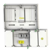 CSATÁRI PLAST PVT 6075 Á-V Fm-SZ KF fogyasztásmérő szekrény, 1 vagy 3 fázisú általános és vezérelt mérők számára, szabadvezetékes